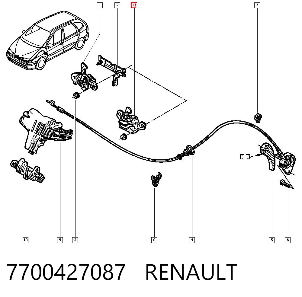7700427087 Renault (RVI)