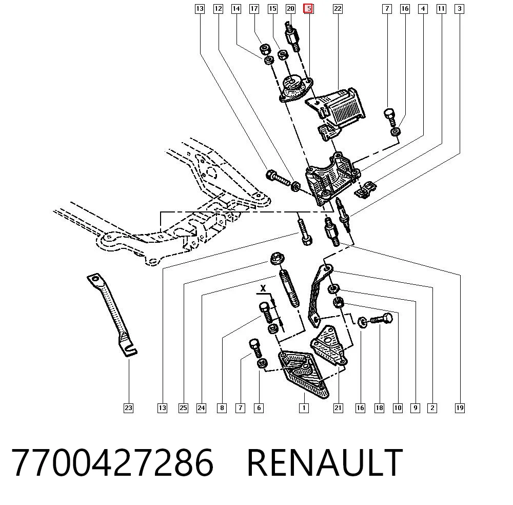 7700427286 Renault (RVI)