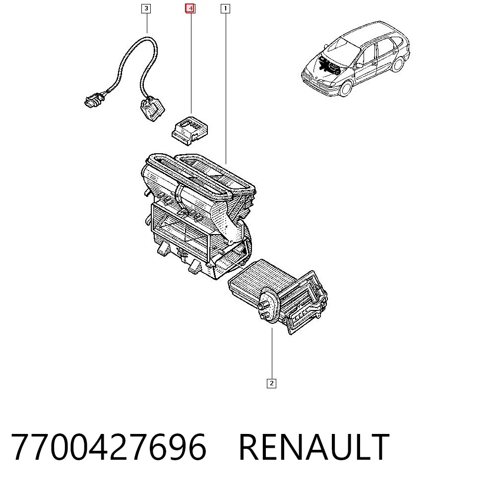 7700427696 Renault (RVI)