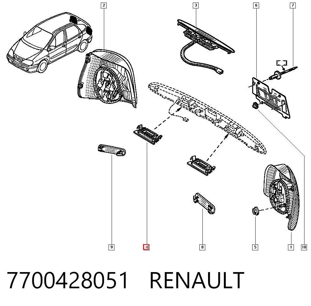 7700428051 Renault (RVI)