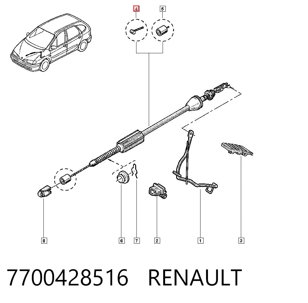 7700428516 Renault (RVI)