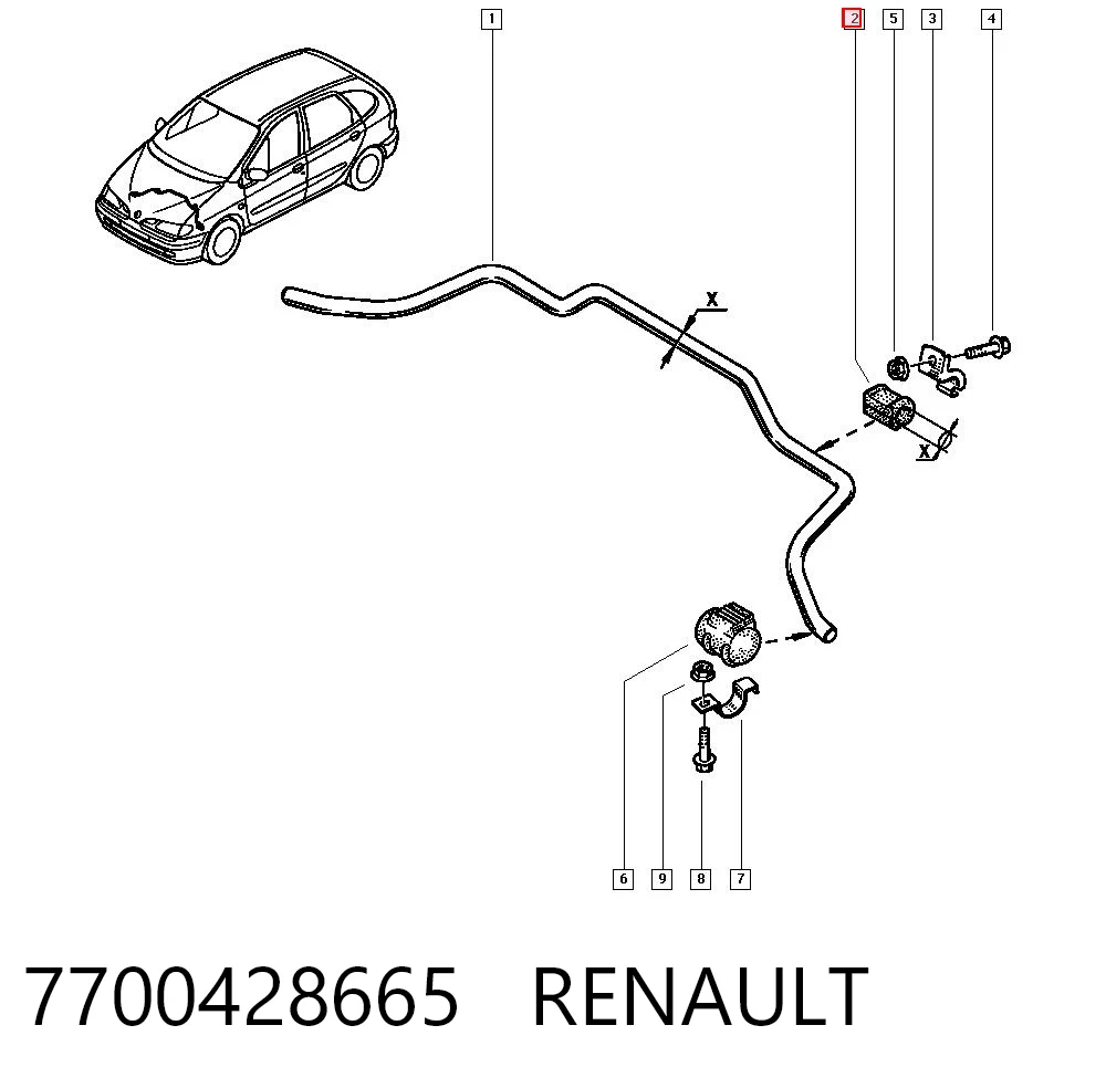 7700428665 Renault (RVI)