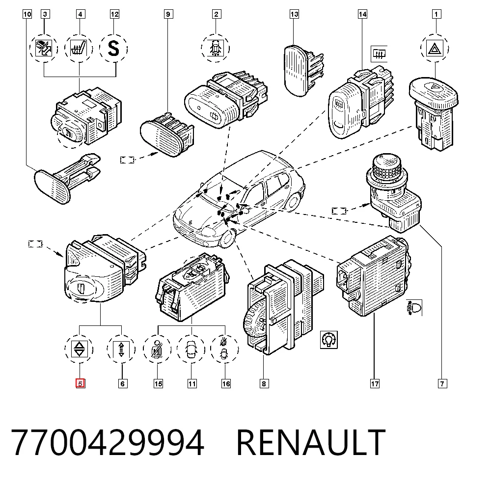 7700429994 Renault (RVI)