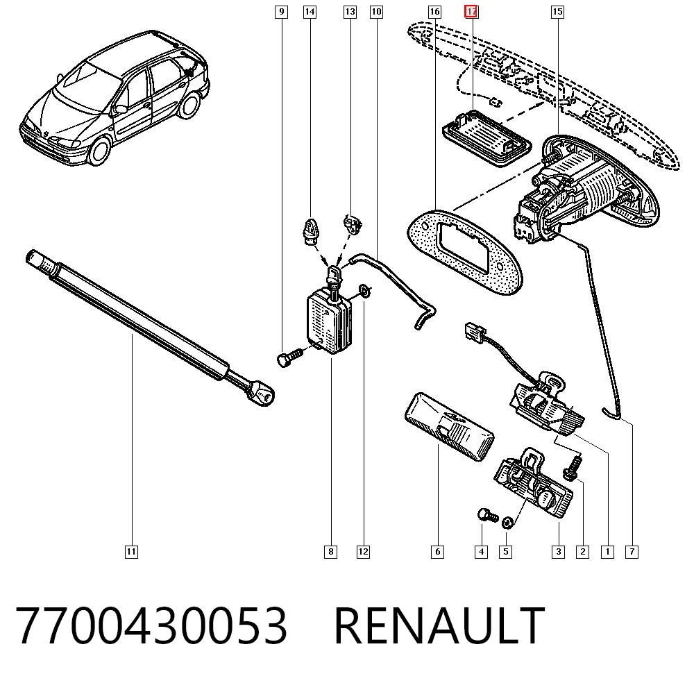 7700430053 Renault (RVI)