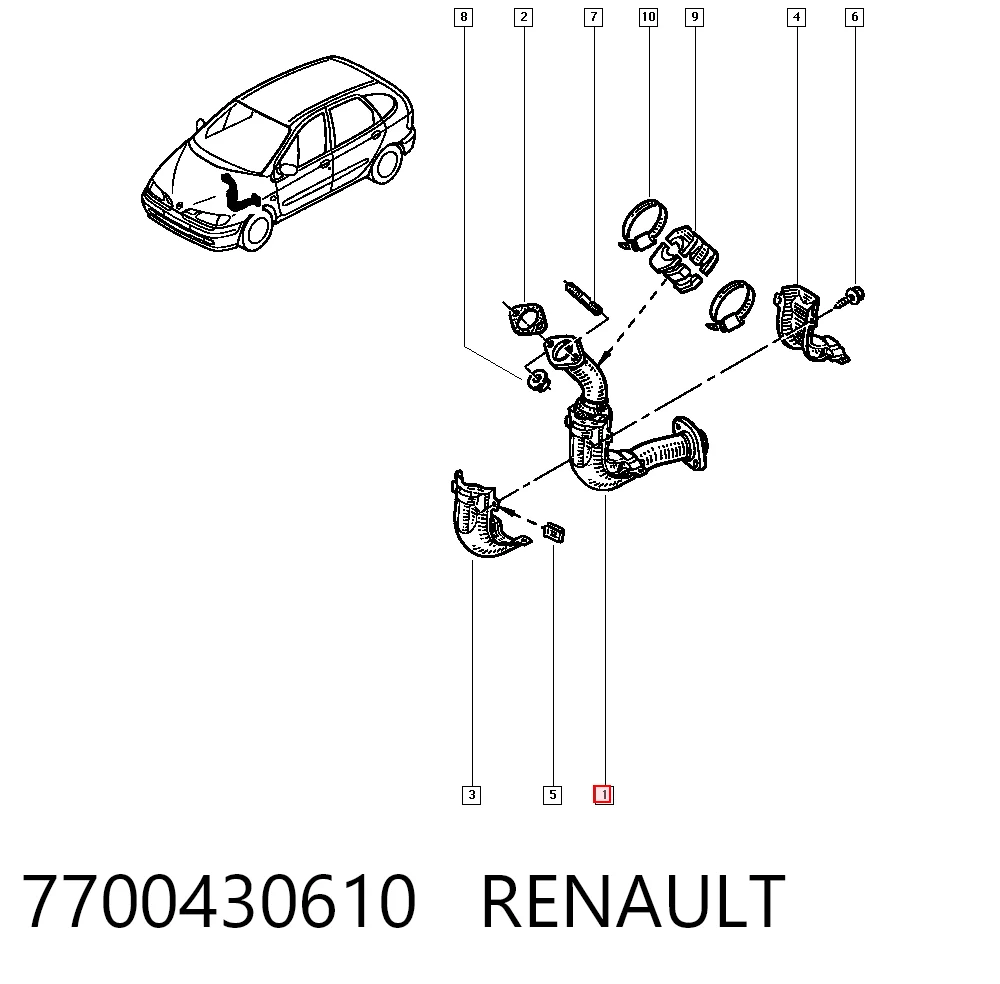 7700430610 Renault (RVI)