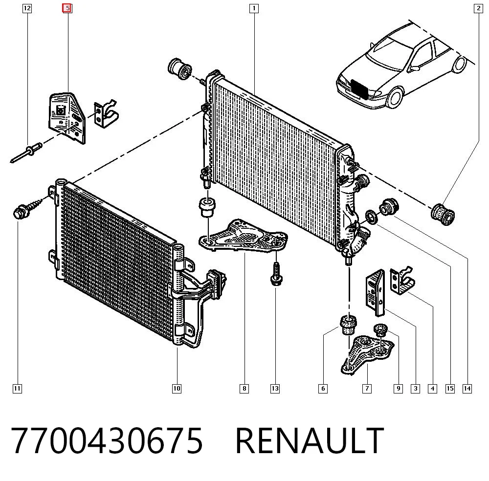 7700430675 Renault (RVI)