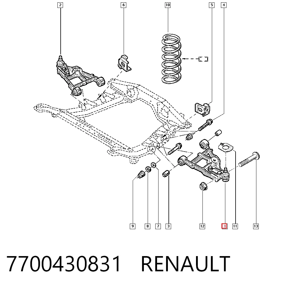 7700430831 Renault (RVI)