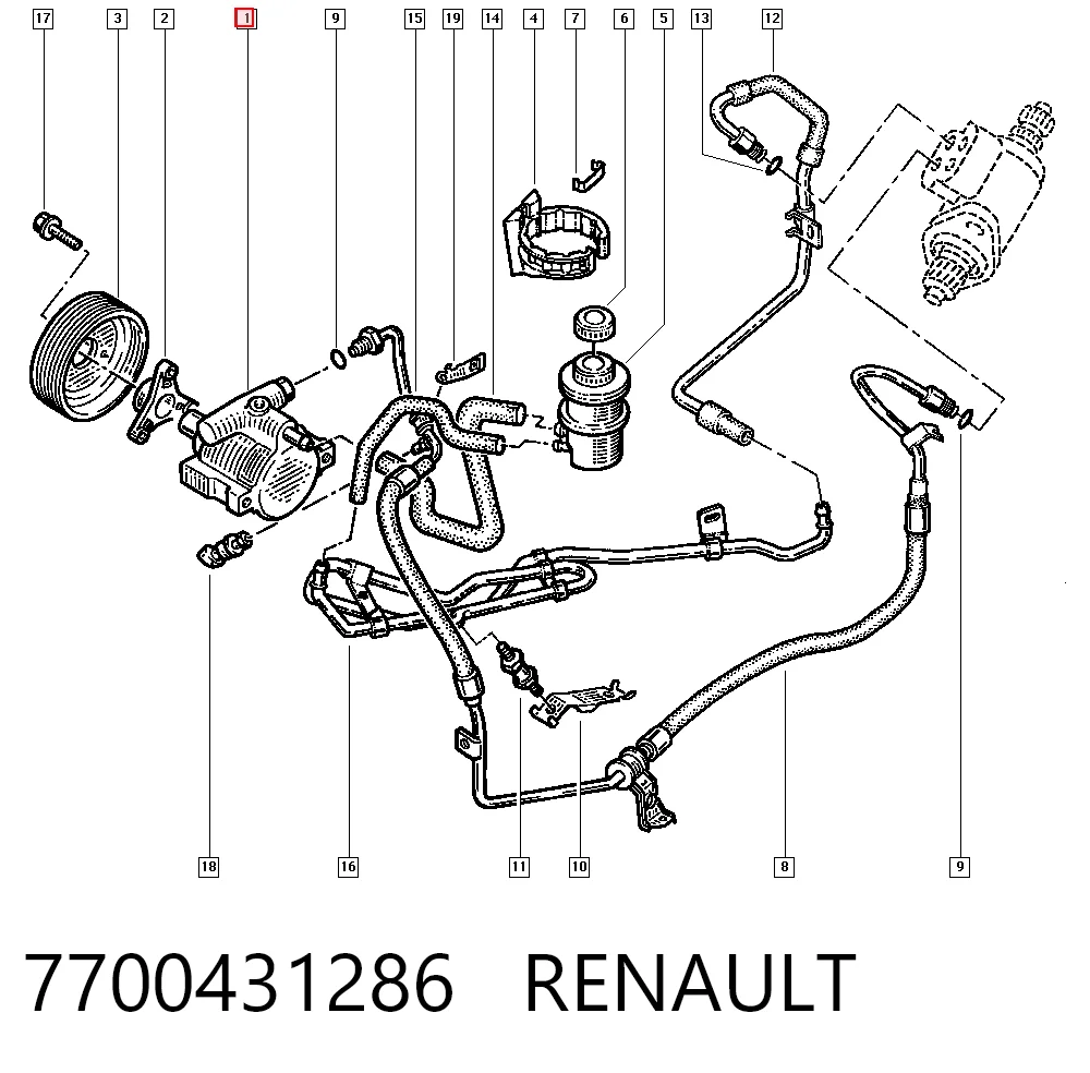 7700431286 Renault (RVI)
