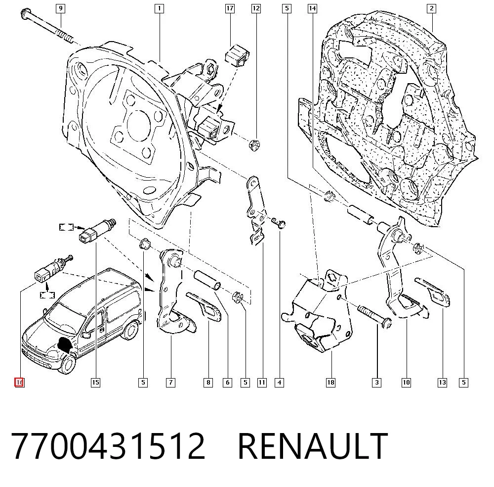 7700431512 Renault (RVI)