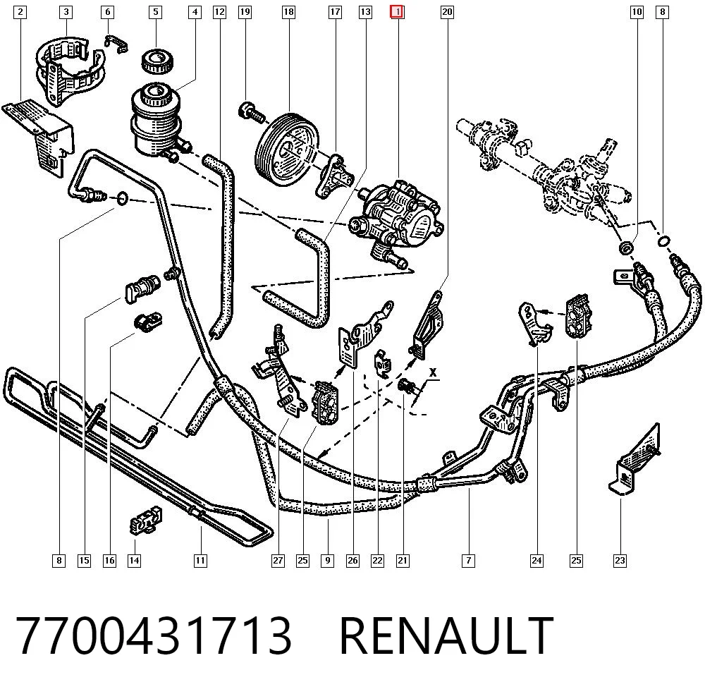 7700431713 Renault (RVI)