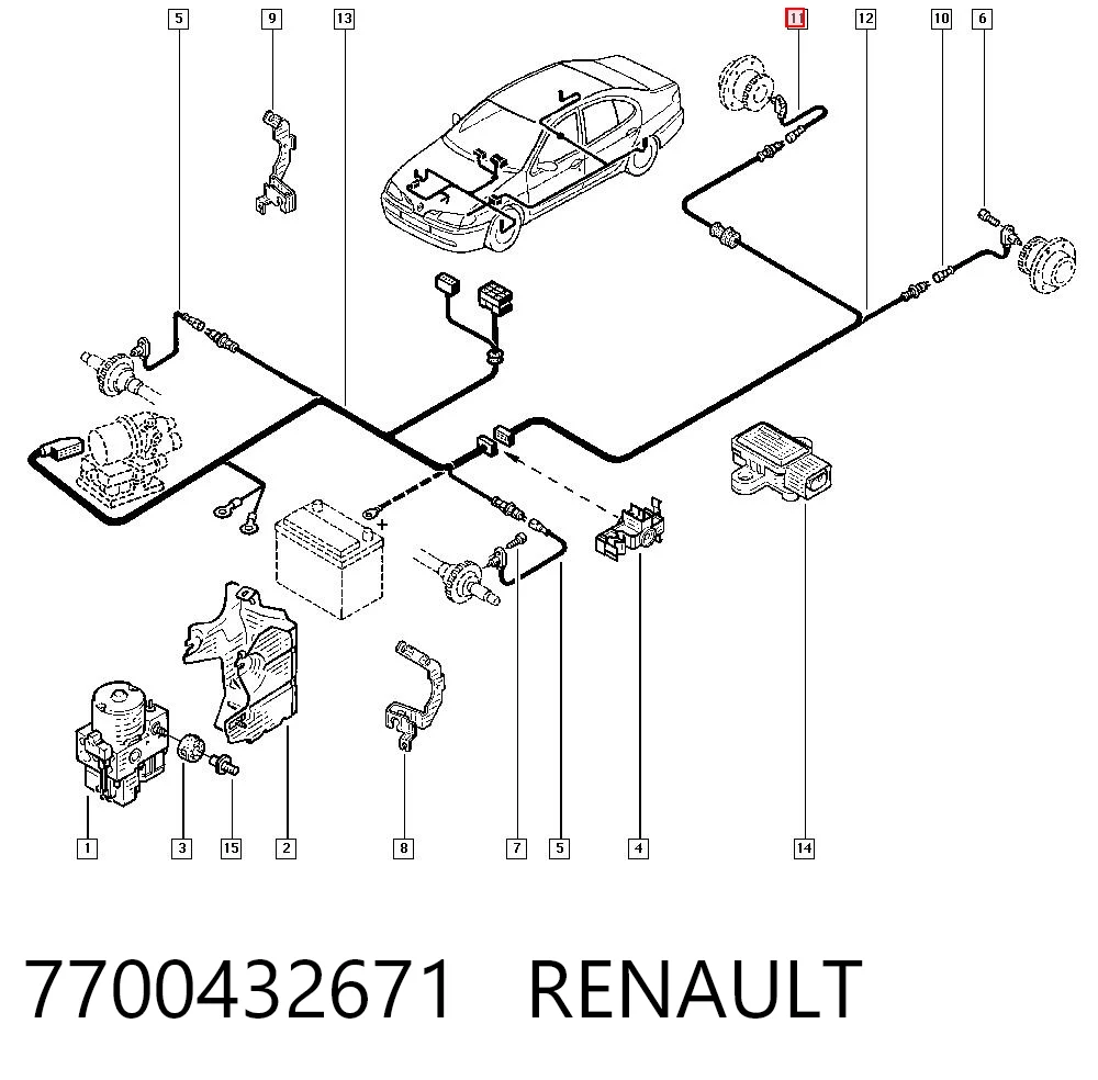 7700432671 Renault (RVI)