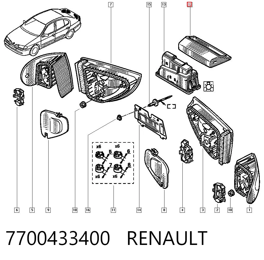 7700433400 Renault (RVI)