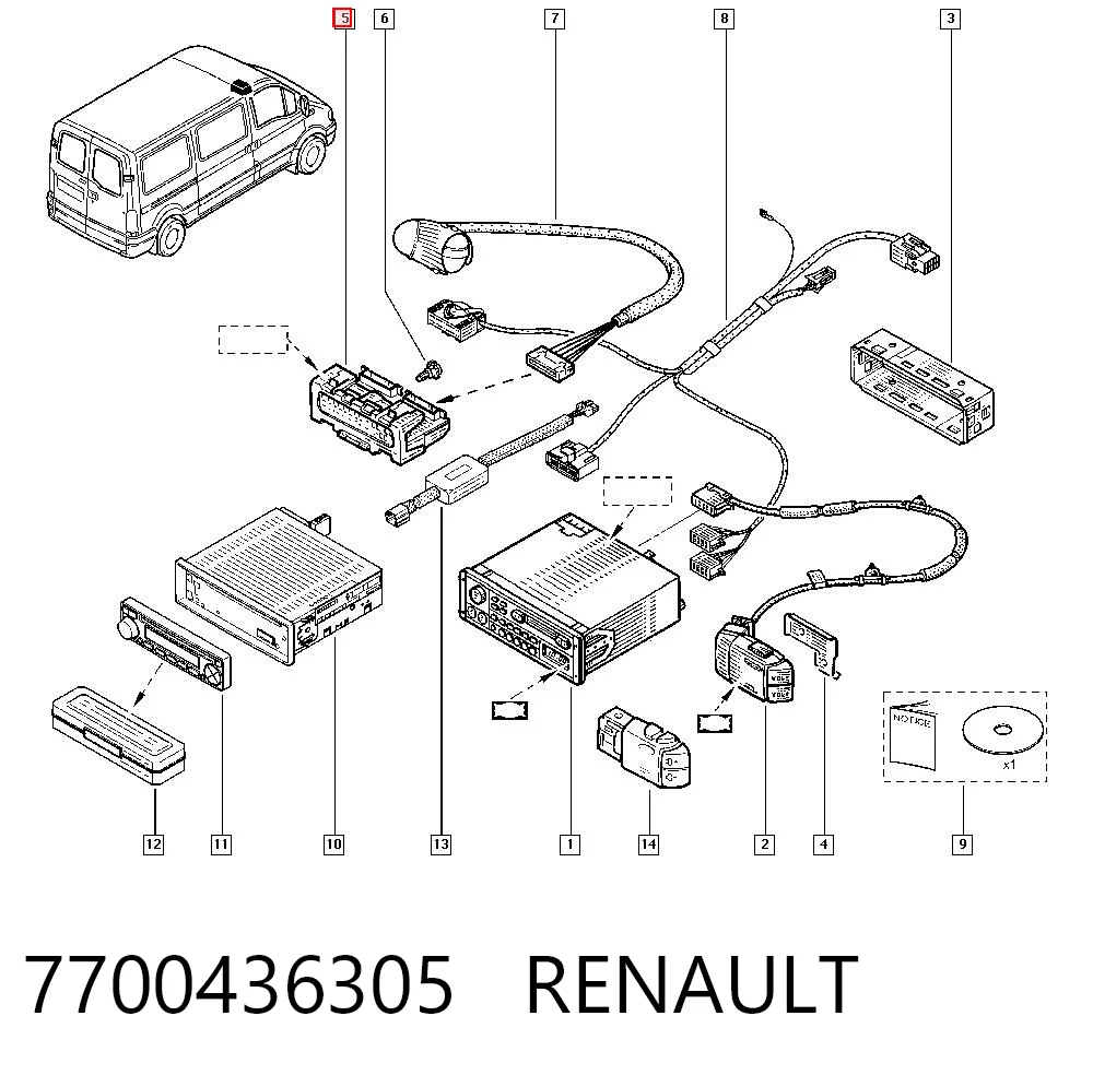 7700436305 Renault (RVI)