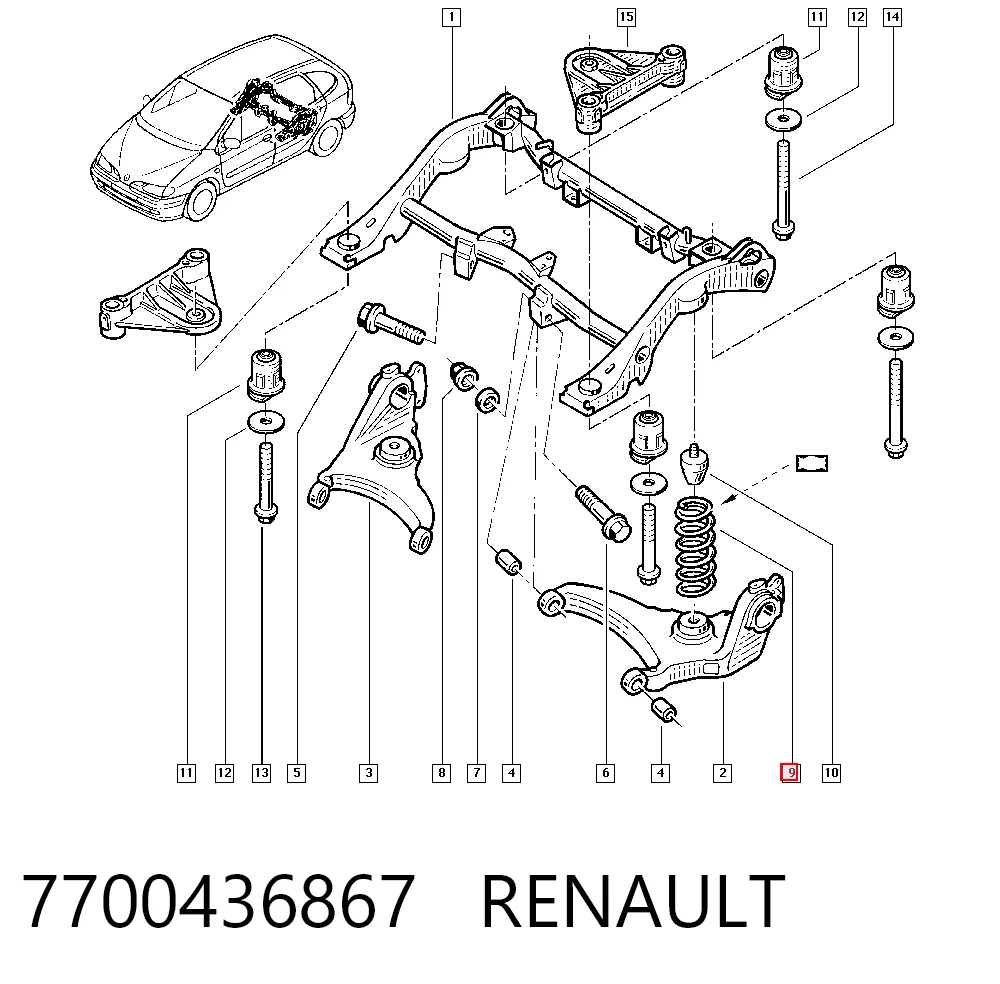 Comprar 601196D Maxgear Muelle de eje trasero