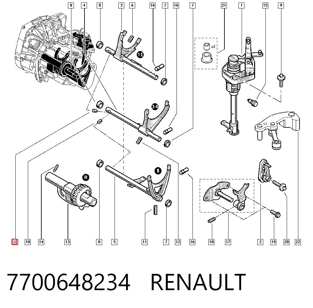 7700648234 Renault (RVI)