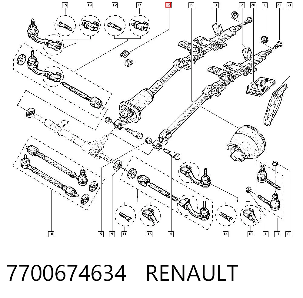 7700674634 Renault (RVI)