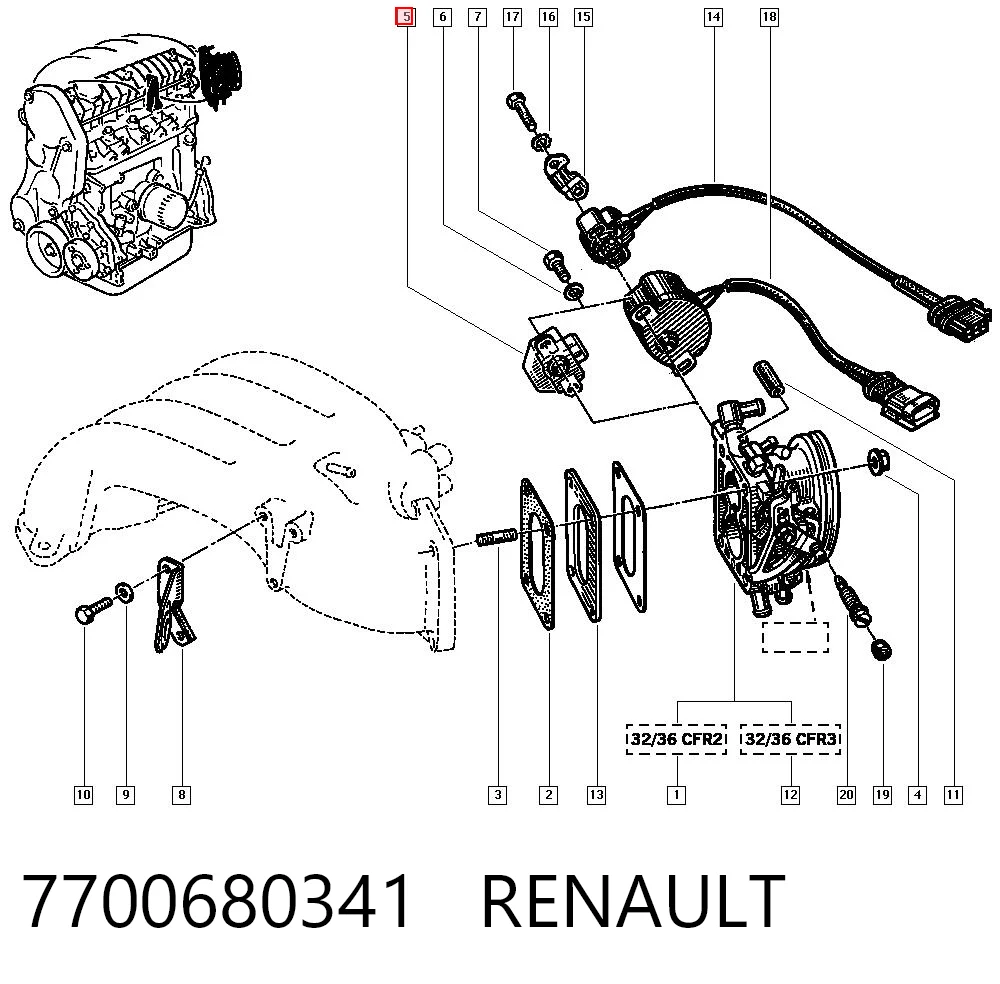 Sensor de aceleración Renault 21  (L48)