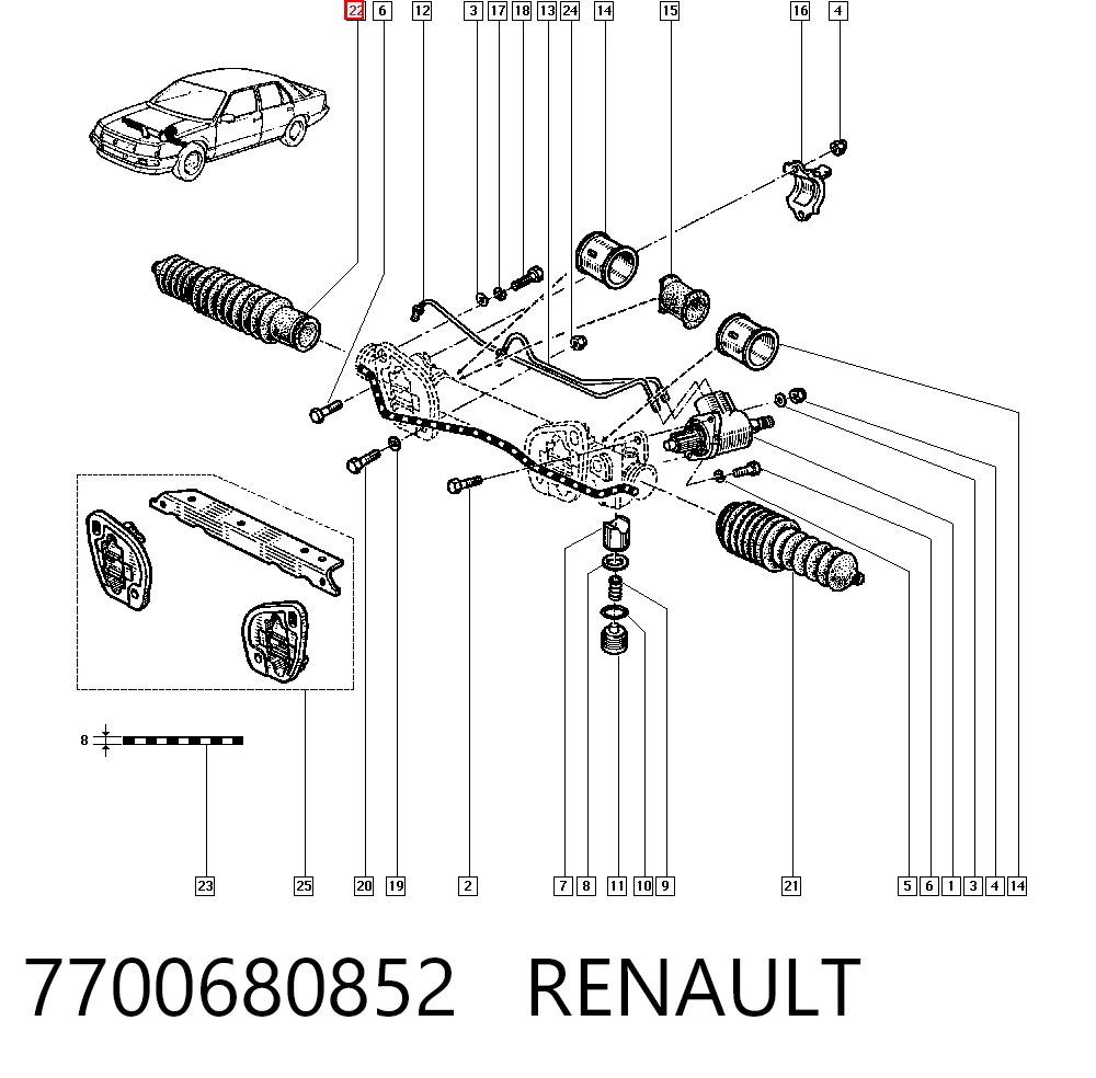 7700680852 Renault (RVI)