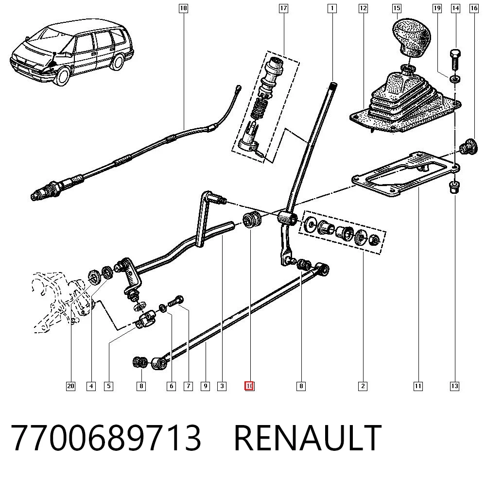 7700689713 Renault (RVI)
