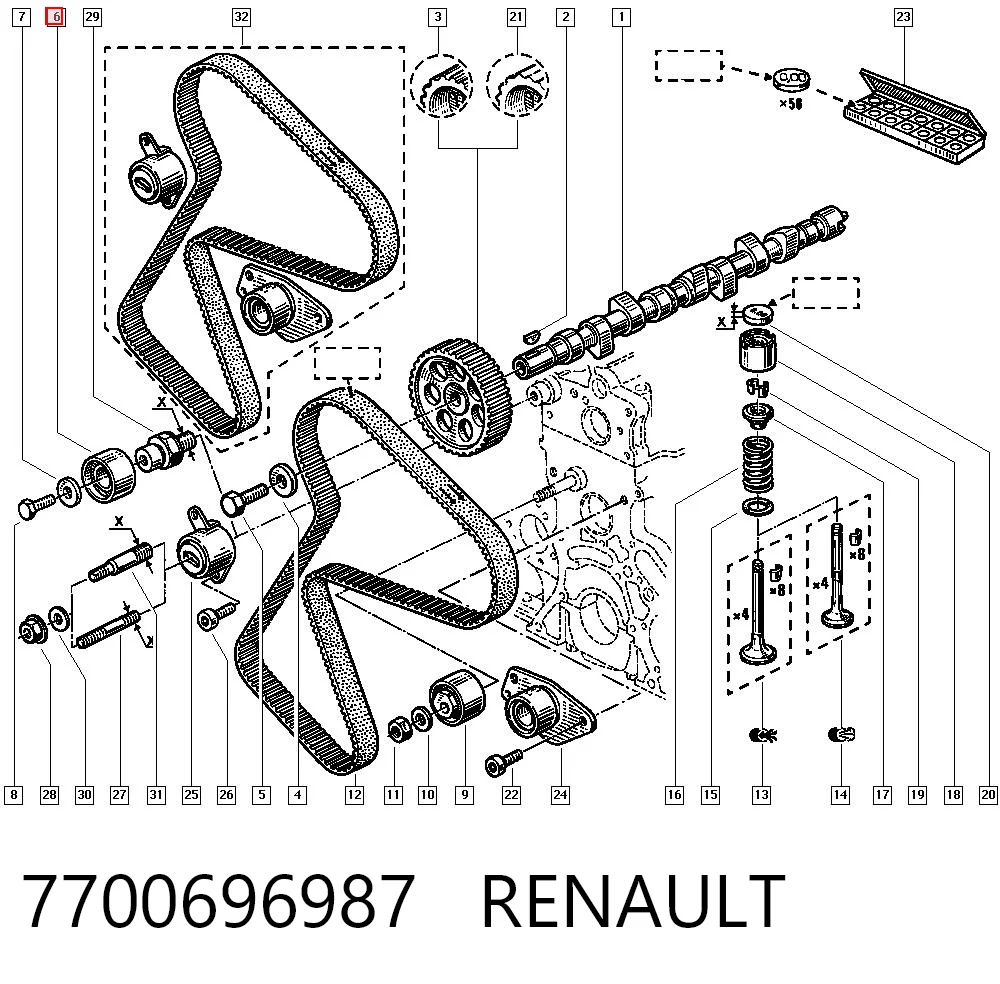 7700696987 Renault (RVI)