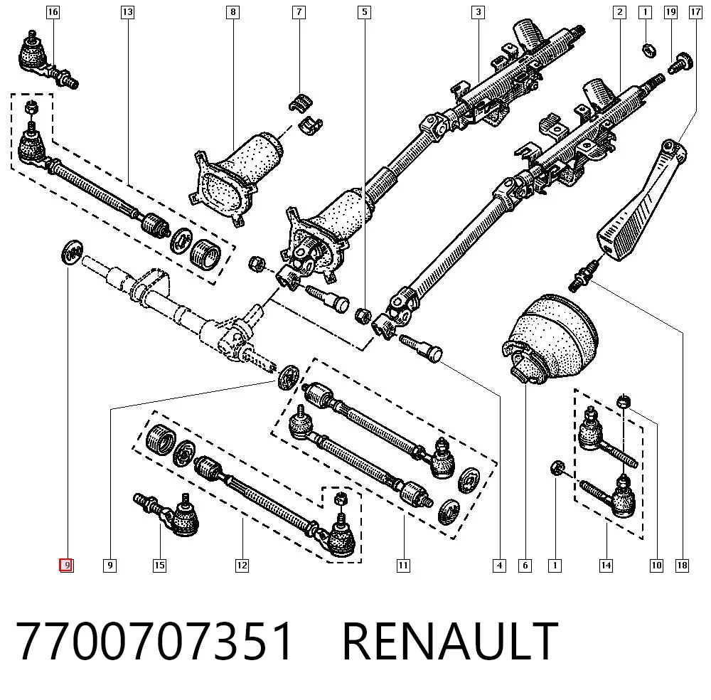 7700707351 Renault (RVI)