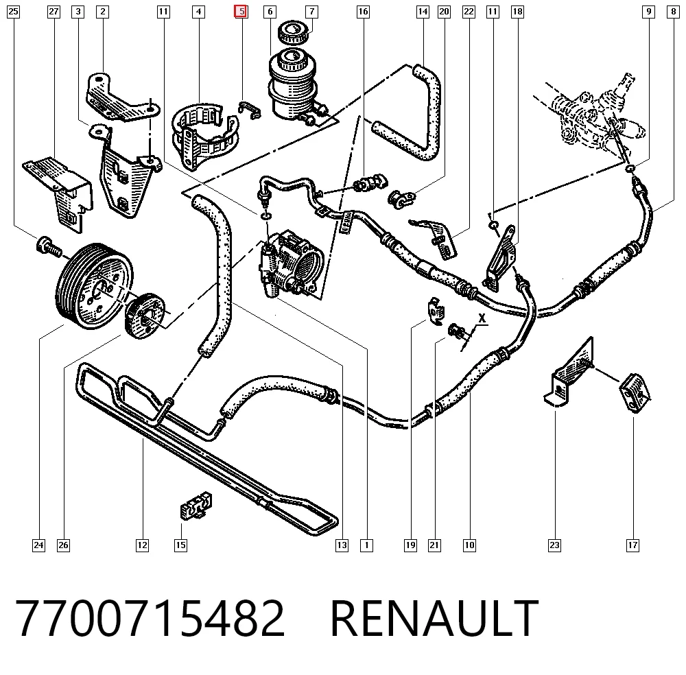 7700715482 Renault (RVI)