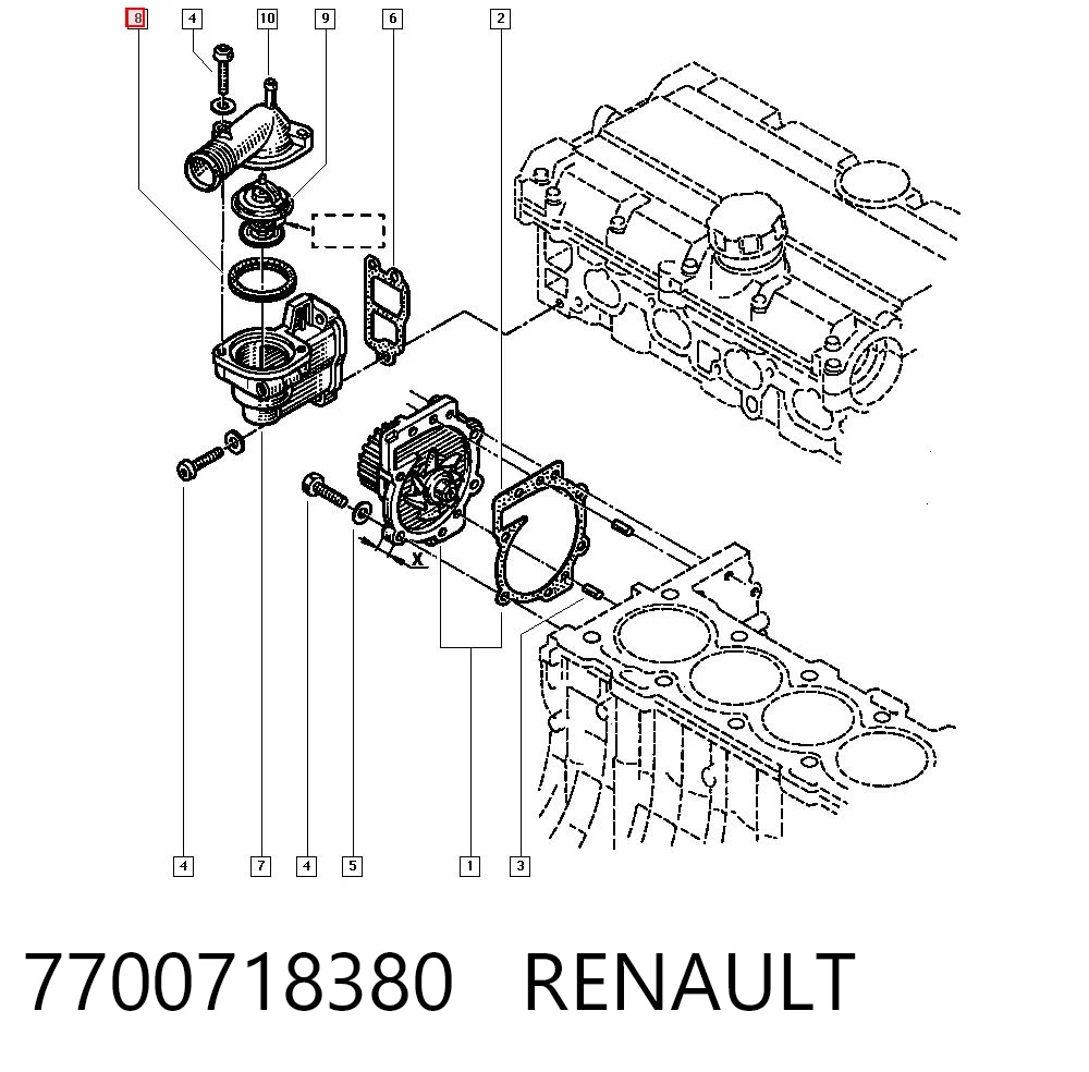 7700718380 Renault (RVI)
