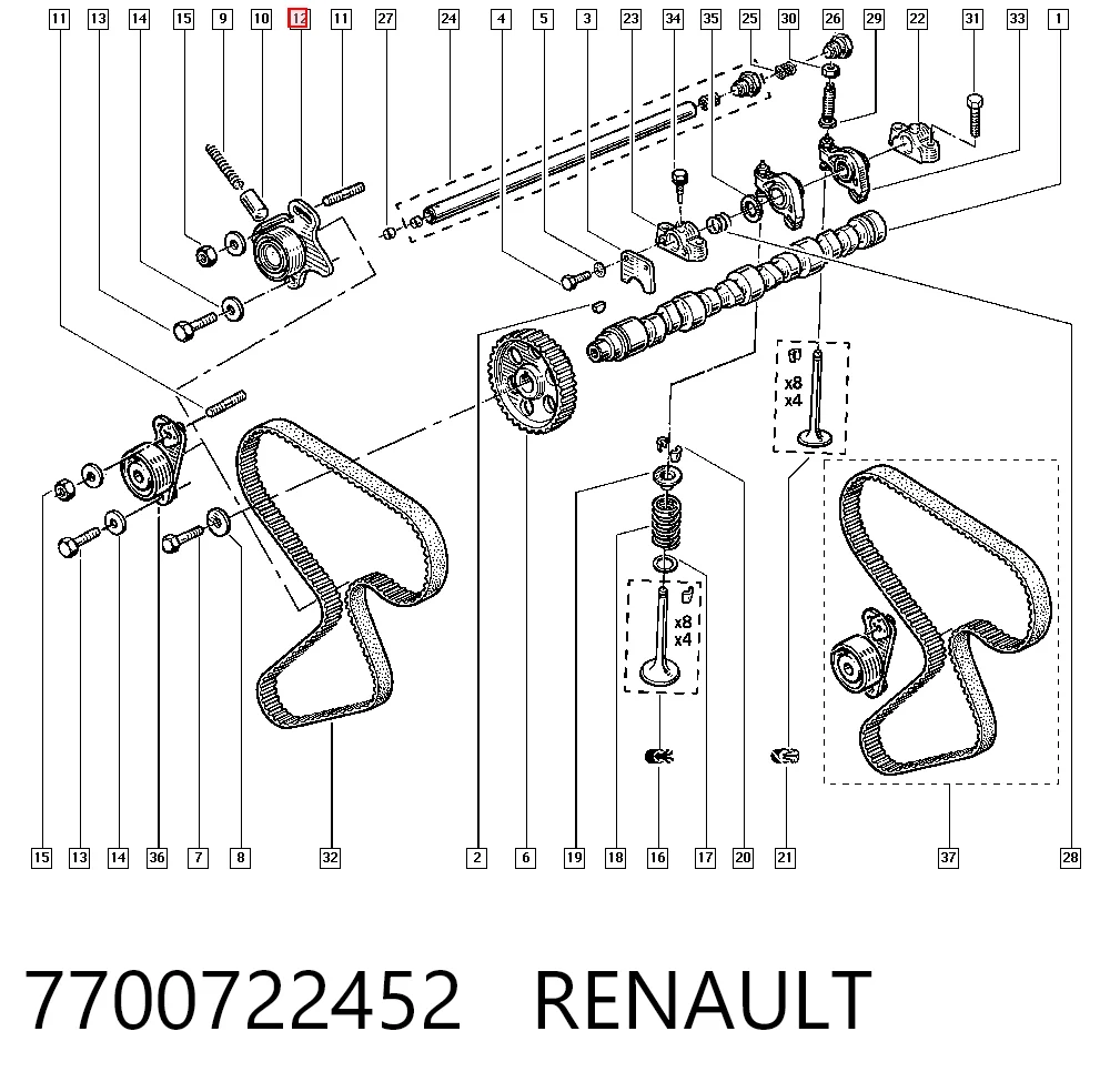 Rodillo tensor cadena Renault 21  hatchback comprar en España