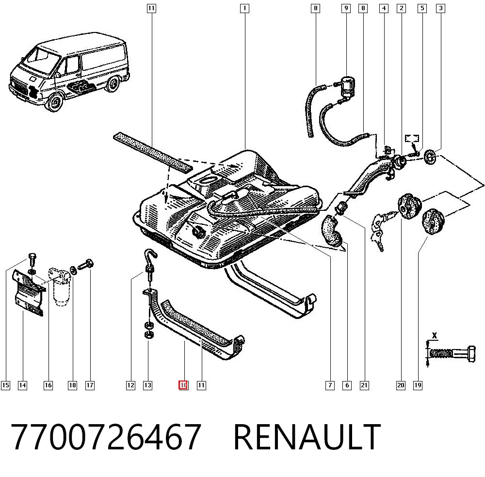 7700726467 Renault (RVI)