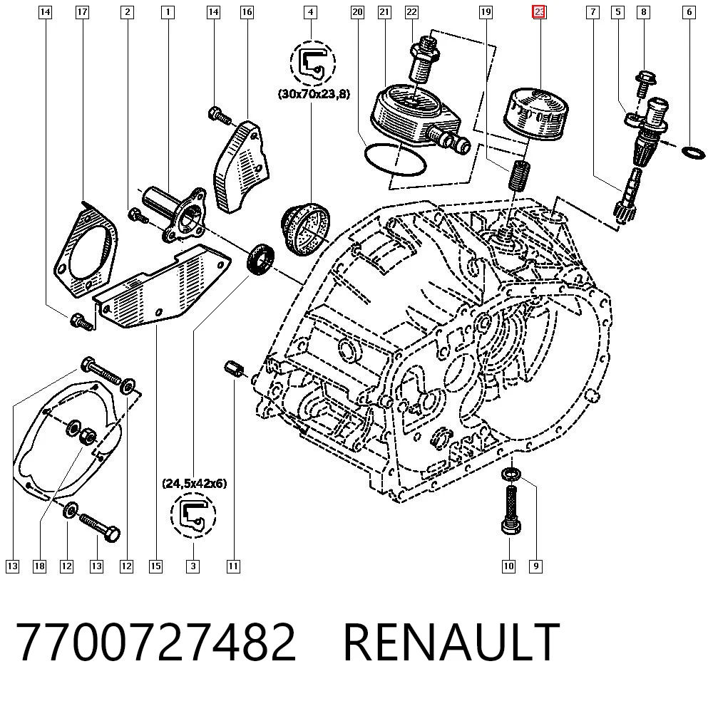 7700727482 Renault (RVI)