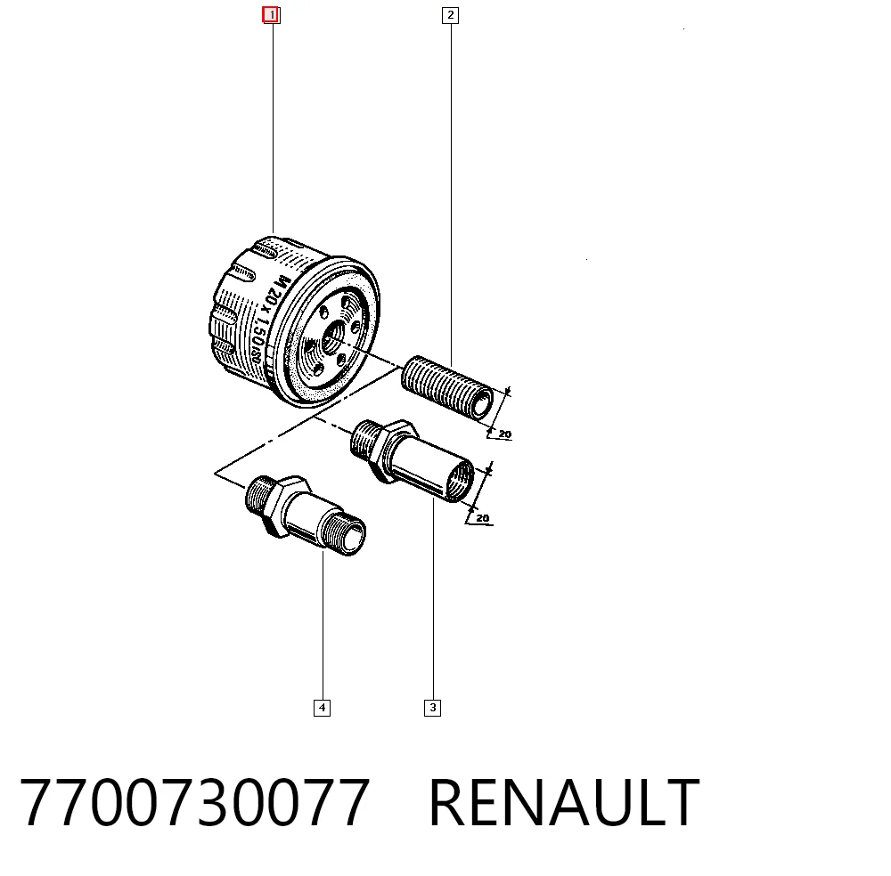 7700730077 Renault (RVI)