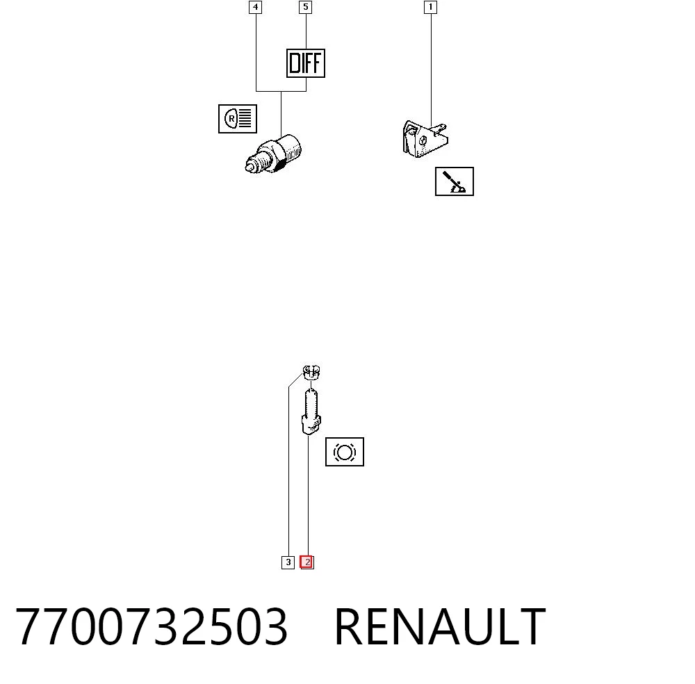 7700732503 Renault (RVI)