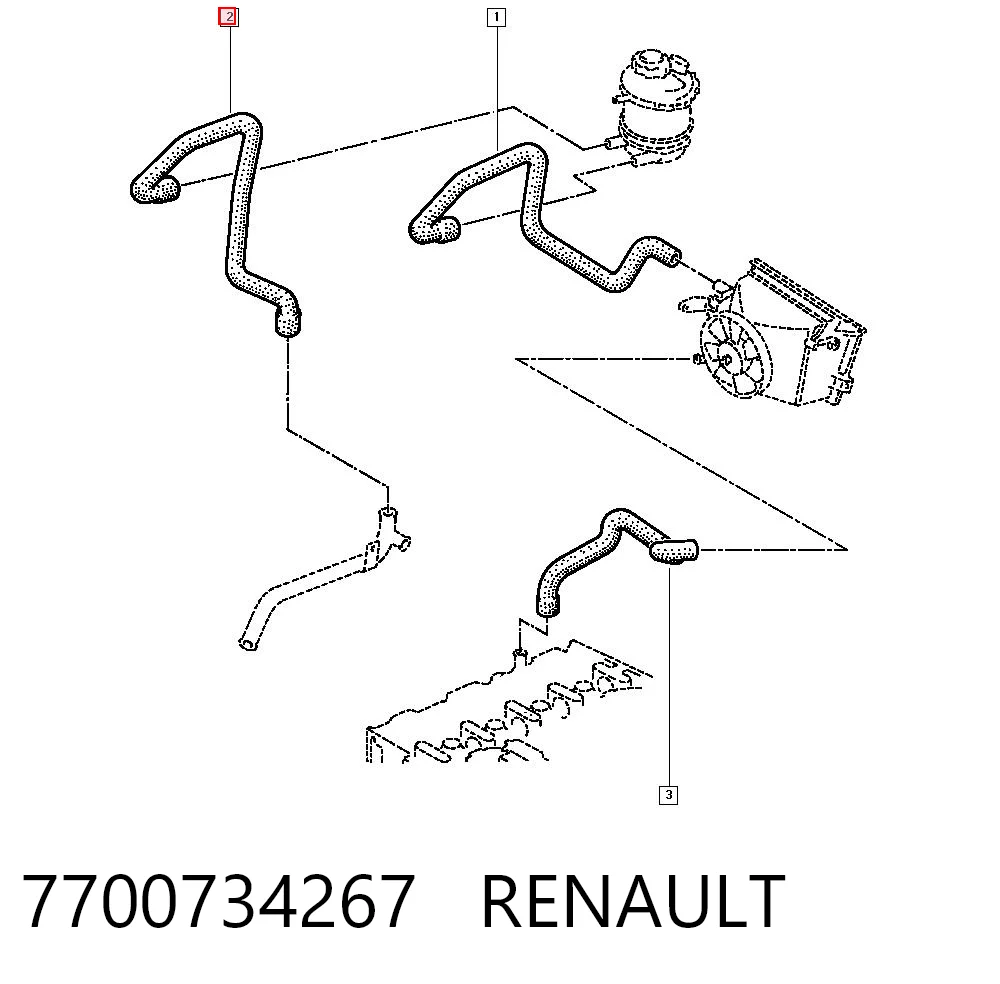 7700734267 Renault (RVI)