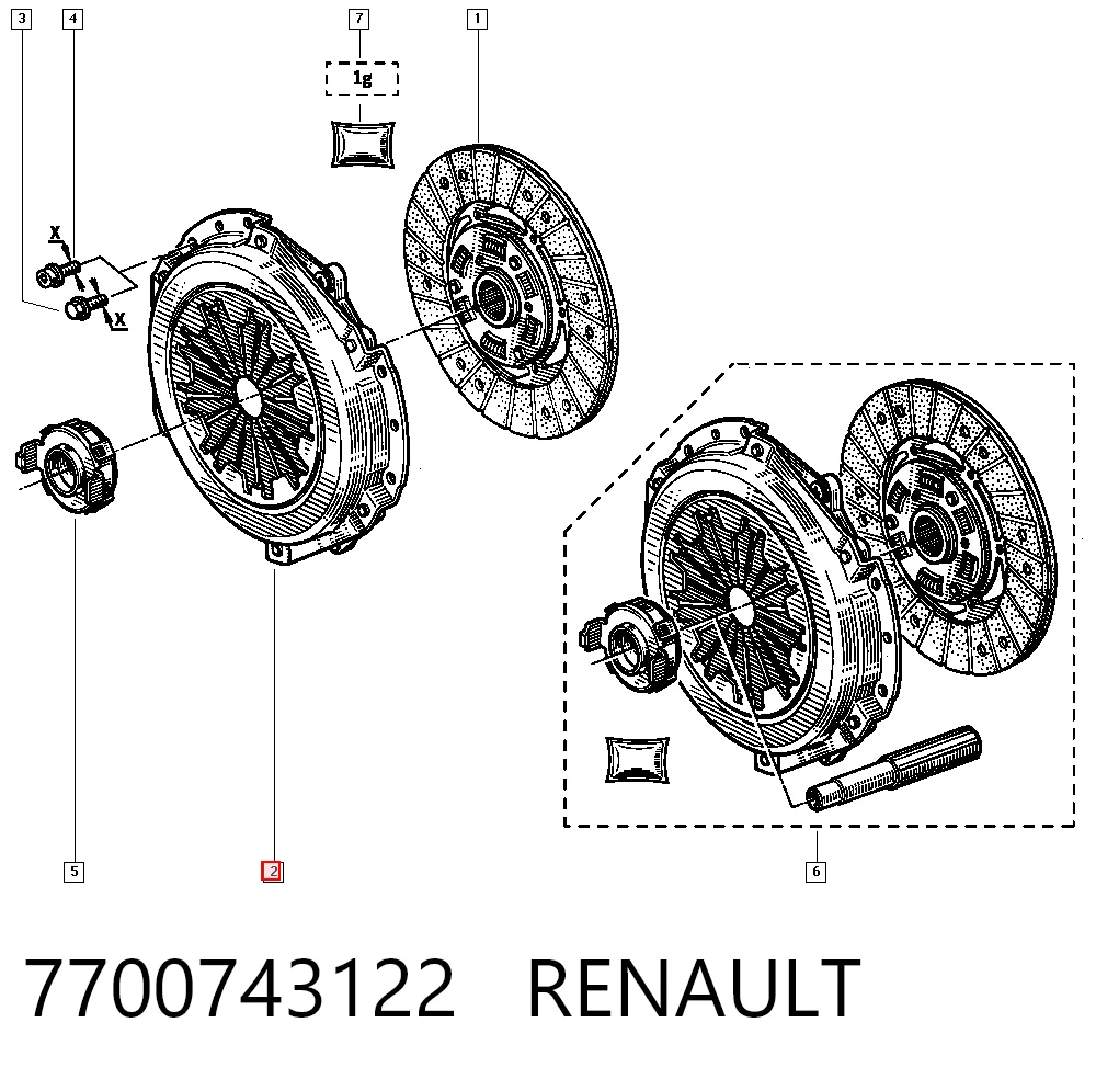 plato de presion del embrague funcion para Citroen Xsara  N1