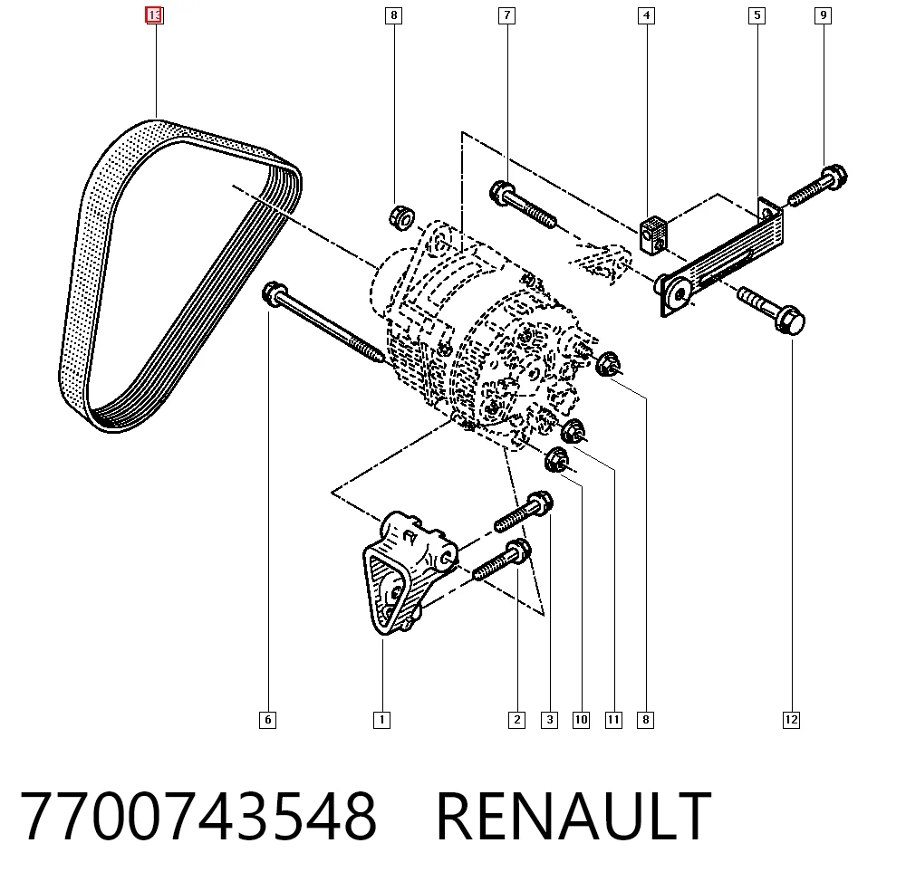 Correa poly v Peugeot Boxer (2002-2005)