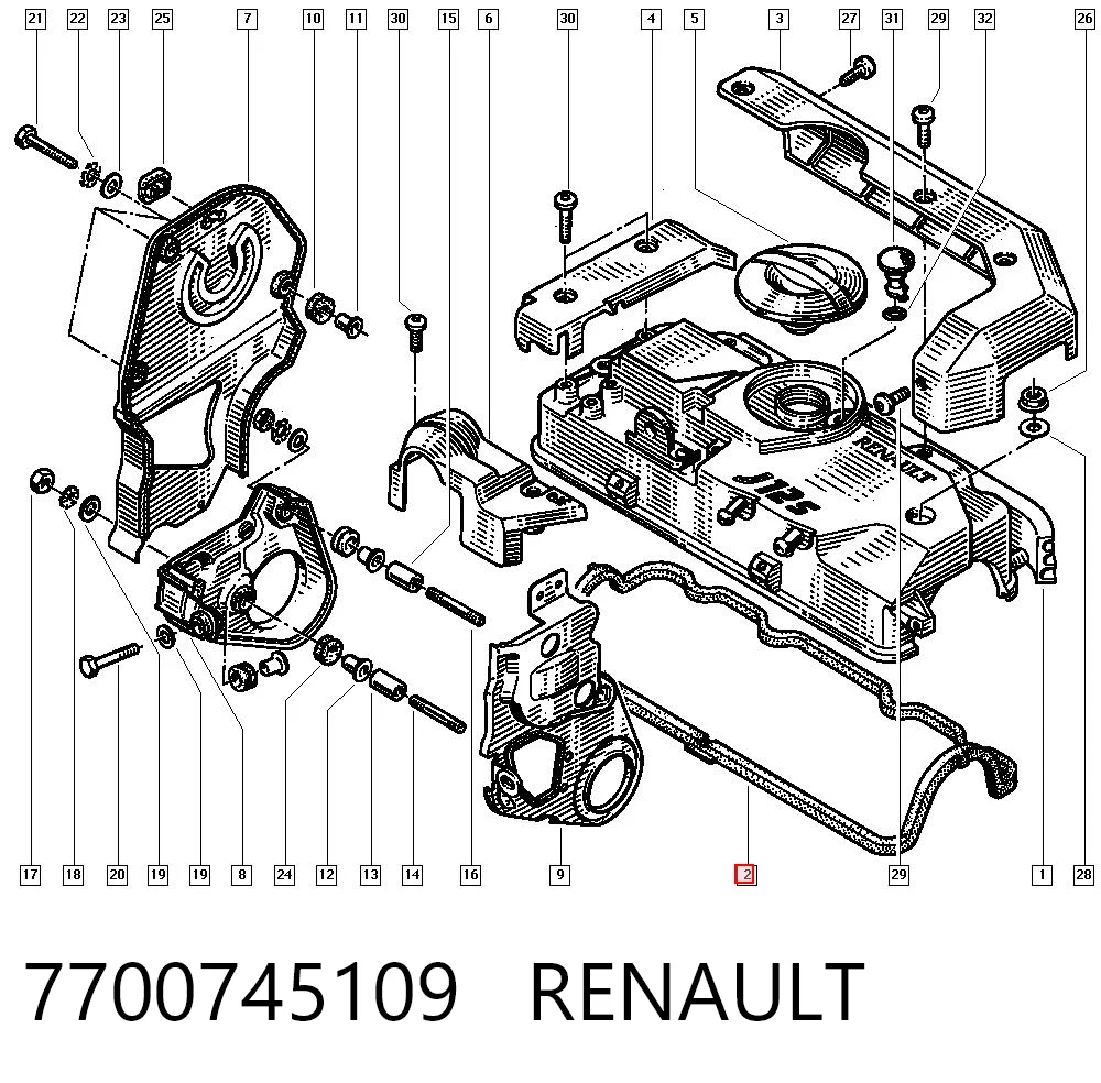 7700745109 Renault (RVI)