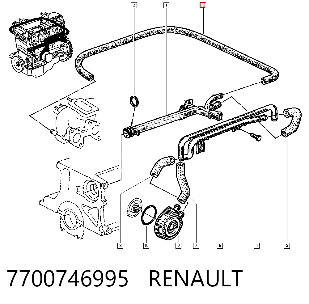 7700746995 Renault (RVI)