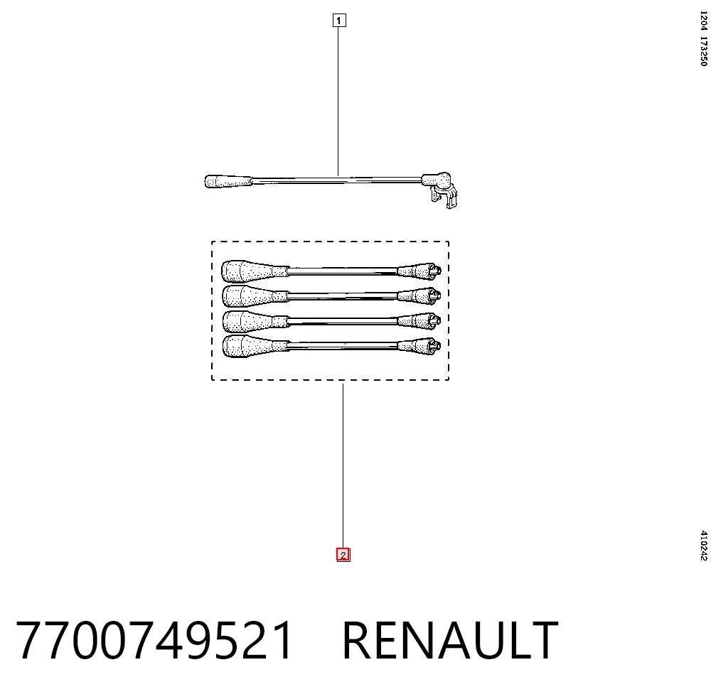 7700749521 Renault (RVI)