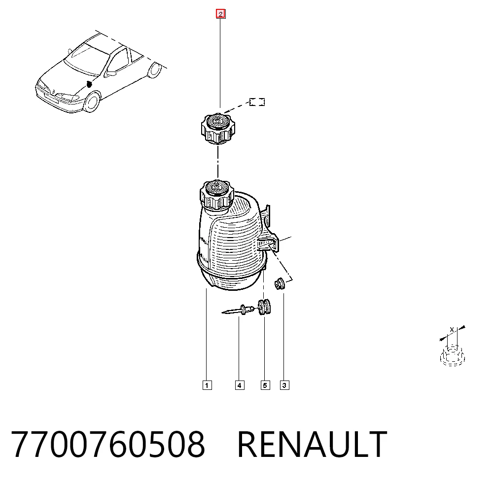 7700760508 Renault (RVI)