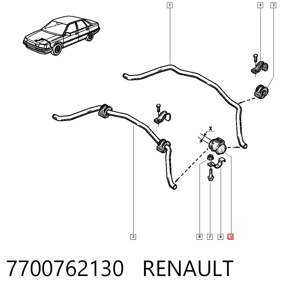7700762130 Renault (RVI)