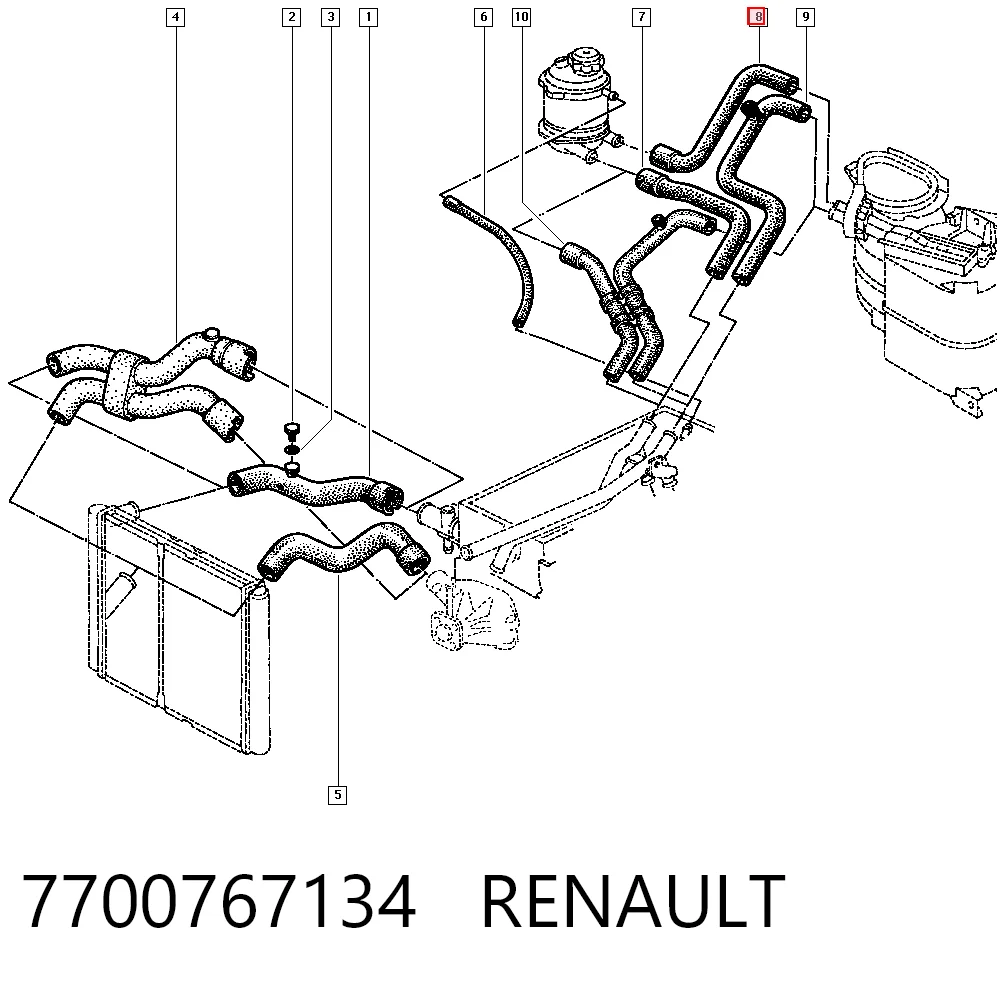 7700767134 Renault (RVI)