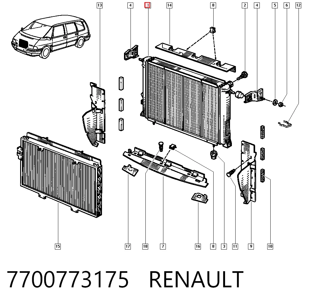 7700773175 Renault (RVI)