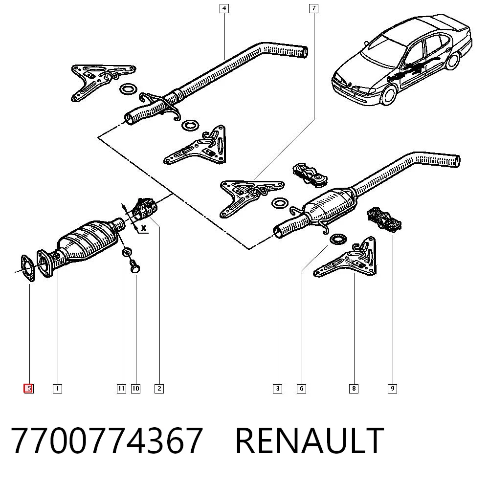 7700774367 Renault (RVI)