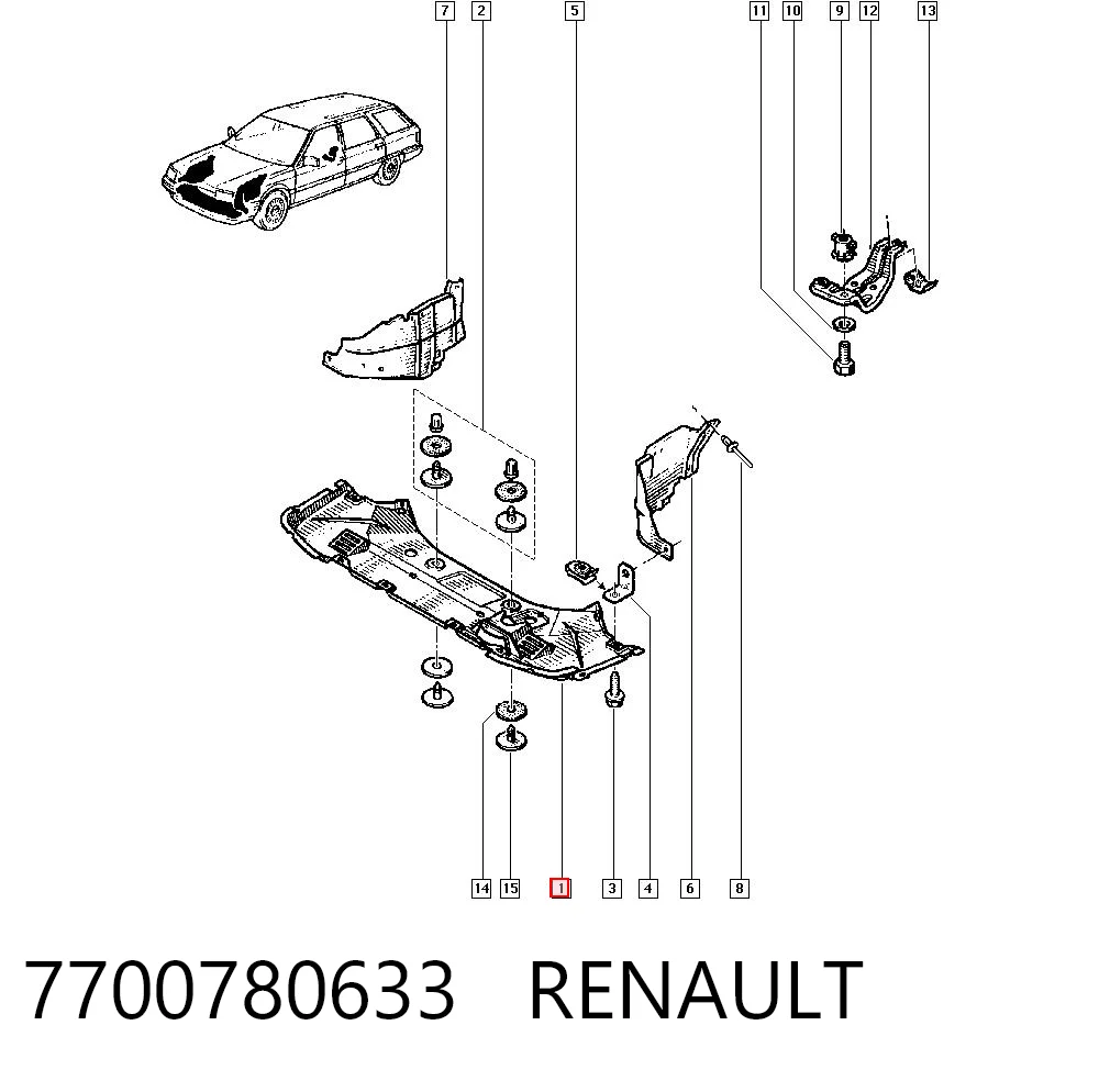 Comprar Parachoques trasero Renault 21  L48 a bajo precio