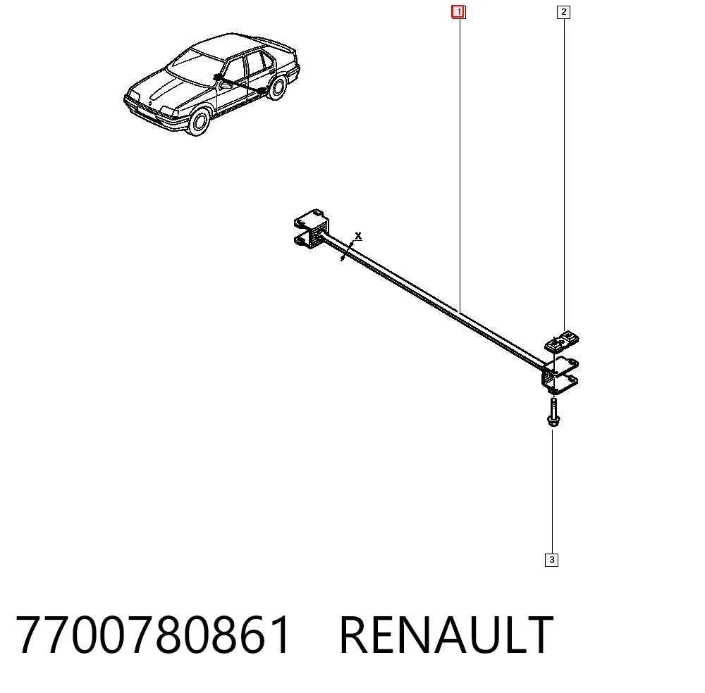 Comprar Estabilizador trasero Renault 19 II B53, C53 a bajo precio