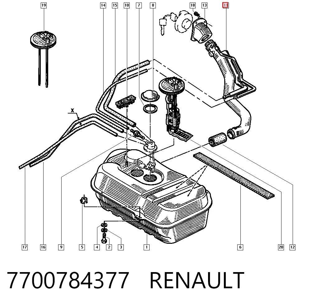 7700784377 RENAULT