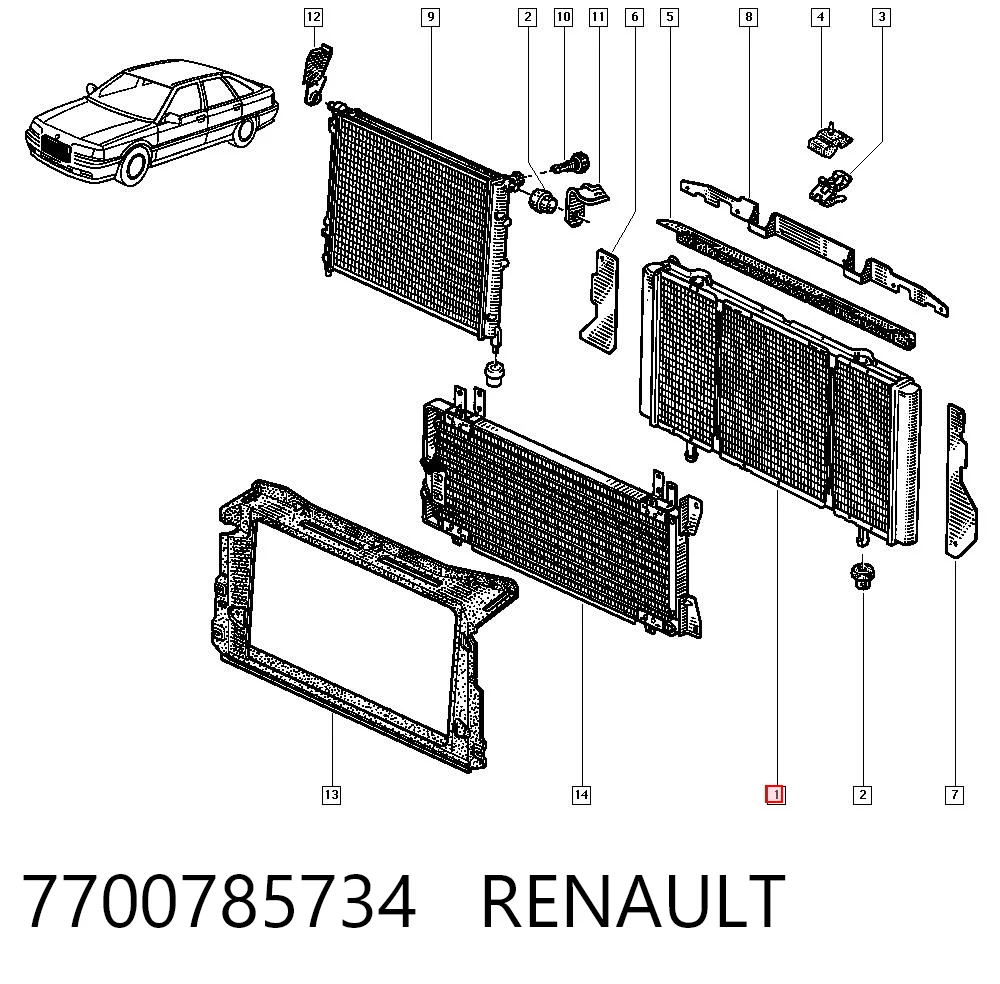 7700785734 Renault (RVI)