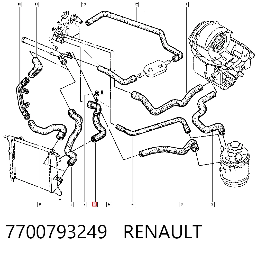7700793249 Renault (RVI)