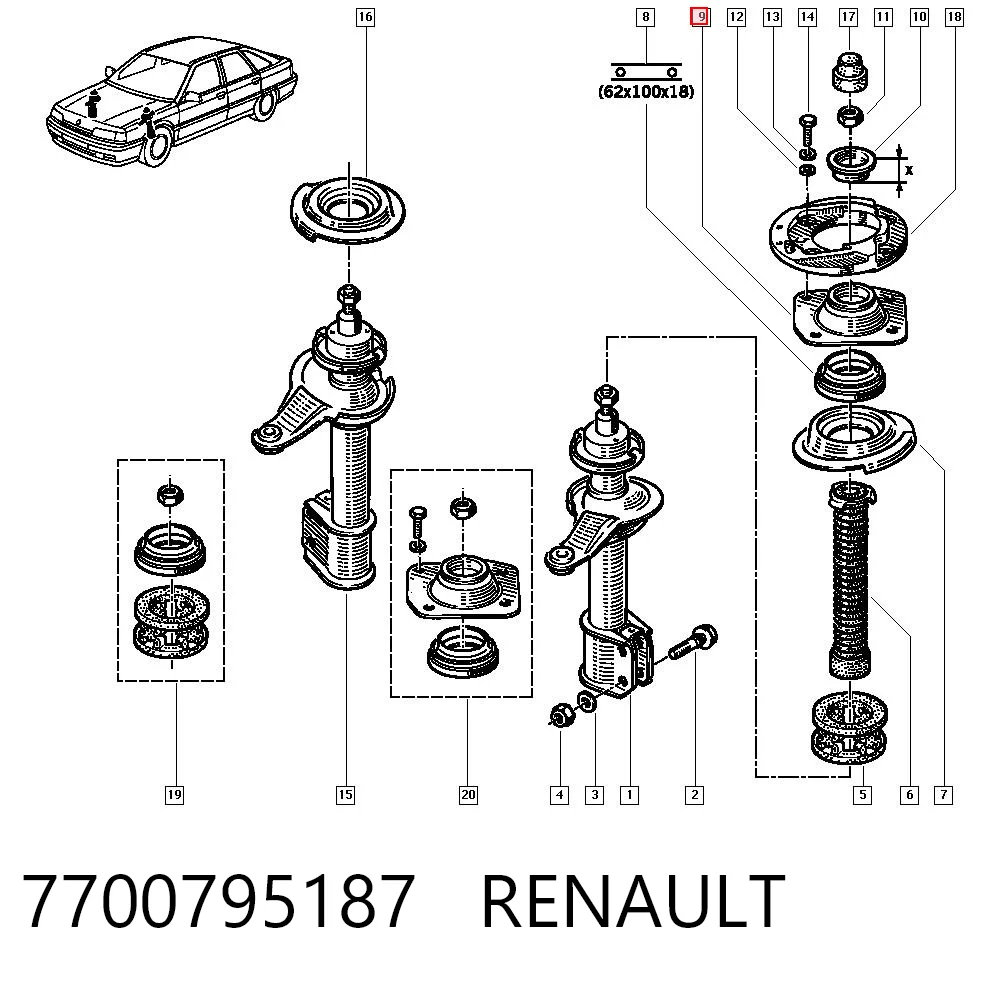 7700795187 Renault (RVI)