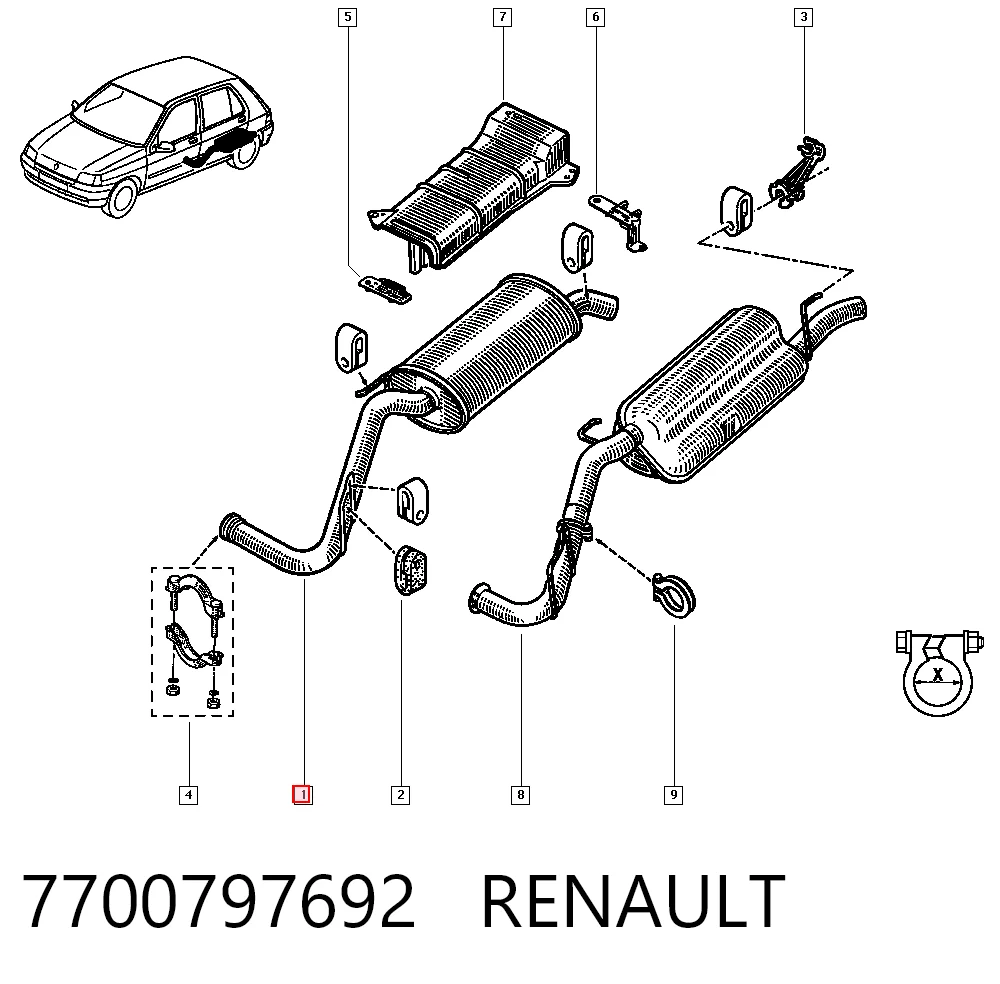 7700797692 Renault (RVI)